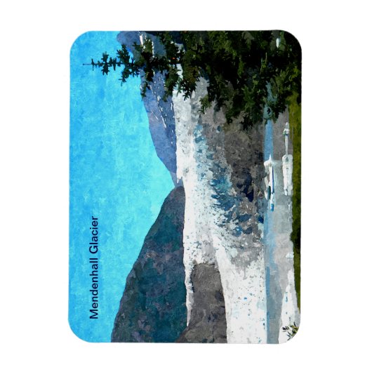 Mendenhall Glacier Magneet (Verticaal)