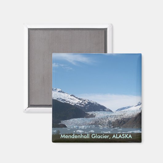 Mendenhall Glacier Magneet (Voorkant / Achterkant)