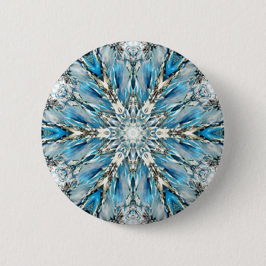 Mendenhall Glacier Mandala Button (Voorkant)