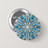 Mendenhall Glacier Mandala Button (Voorkant /achterkant)