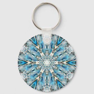 Mendenhall Glacier Mandala Sleutelhanger