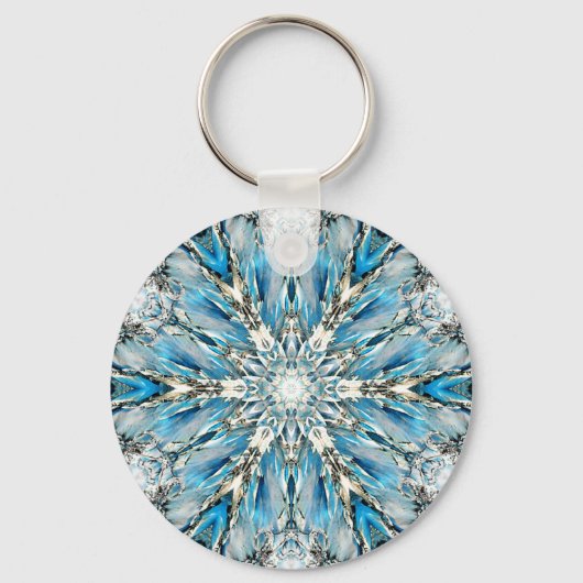 Mendenhall Glacier Mandala Sleutelhanger (Voorkant)
