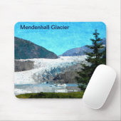Mendenhall Glacier Muismat (Met muis)