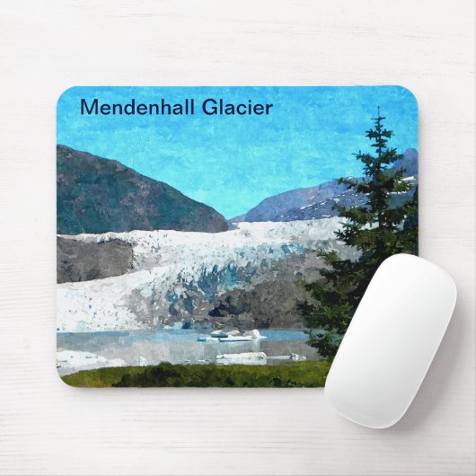 Mendenhall Glacier Muismat (Met muis)
