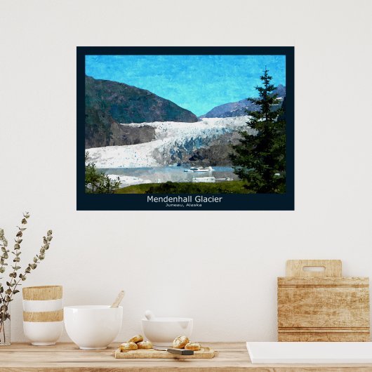 Mendenhall Glacier Poster (Keuken)