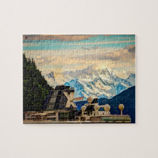 Mendenhall-gletsjer Alaska Legpuzzel (Horizontaal)