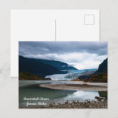 Mendenhall-gletsjer, Juneau, Alaska Ansichtkaart Briefkaart (Voorkant / Achterkant)