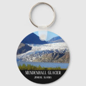 Mendenhall-gletsjer Juneau Alaska Sleutelhanger (Voorkant)