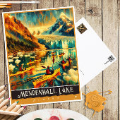 Mendenhall Lake, Alaska | schilderij Briefkaart