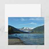 Mendenhall Lake in het landschap van Juneau Alaska (Voorkant / Achterkant)
