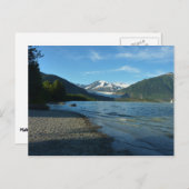 Mendenhall Lake in het landschap van Juneau Alaska Briefkaart (Voorkant / Achterkant)