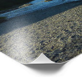 Mendenhall Lake in het landschap van Juneau Alaska Foto Afdruk (Hoek)