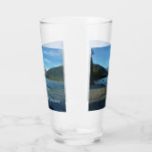 Mendenhall Lake in het landschap van Juneau Alaska Glas (Links)