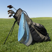 Mendenhall Lake in het landschap van Juneau Alaska Golfhanddoek (Groen)