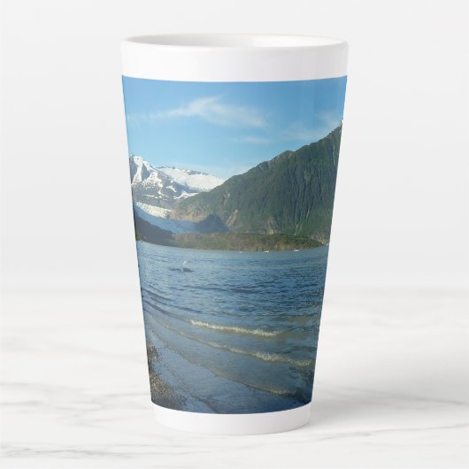 Mendenhall Lake in het landschap van Juneau Alaska Latte Mok (Voorkant)