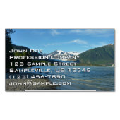 Mendenhall Lake in het landschap van Juneau Alaska Magnetisch Visitekaartje (Voorkant)