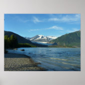Mendenhall Lake in het landschap van Juneau Alaska Poster (Voorkant)
