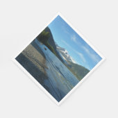 Mendenhall Lake in het landschap van Juneau Alaska Servet (Hoek)