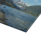 Mendenhall Lake in het landschap van Juneau Alaska Snijplank (Hoek)