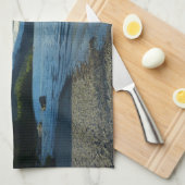 Mendenhall Lake in het landschap van Juneau Alaska Theedoek (Quarter Fold)