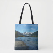 Mendenhall Lake in het landschap van Juneau Alaska Tote Bag (Voorkant)