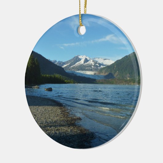 Mendenhall Lake in Juneau Alaska Keramisch Ornament (Links)