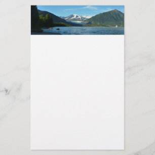 Mendenhall Lake in Juneau Alaska Landschap Briefpapier