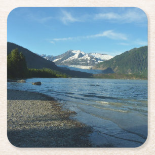 Mendenhall Lake in Juneau Alaska Landschap Kartonnen Onderzetters