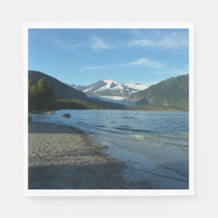 Mendenhall Lake in Juneau Alaska Landschap Servet