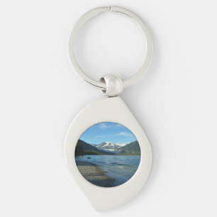 Mendenhall Lake in Juneau Alaska Landschap Sleutelhanger