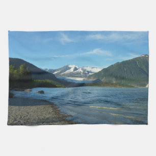 Mendenhall Lake in Juneau Alaska Landschap Theedoek