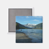 Mendenhall Lake in Juneau Alaska Magneet (Voorkant / Achterkant)