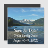 Mendenhall Lake in Juneau Alaska Save the Date (Voorkant / Achterkant)