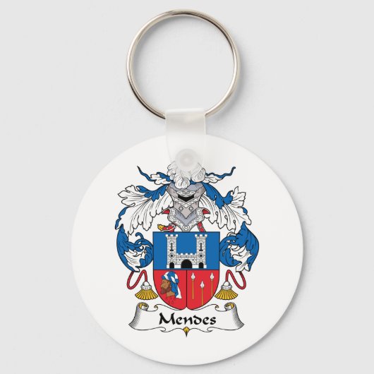 Mendes Family Crest Sleutelhanger (Voorkant)