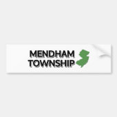 Mendham Township, New Jersey Bumpersticker (Voorkant)