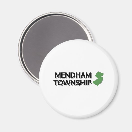 Mendham Township, New Jersey Magneet (Voorkant / Achterkant)