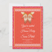 Mendhi uitnodigingen & Henna Party Mehendi nodigt  (Voorkant)