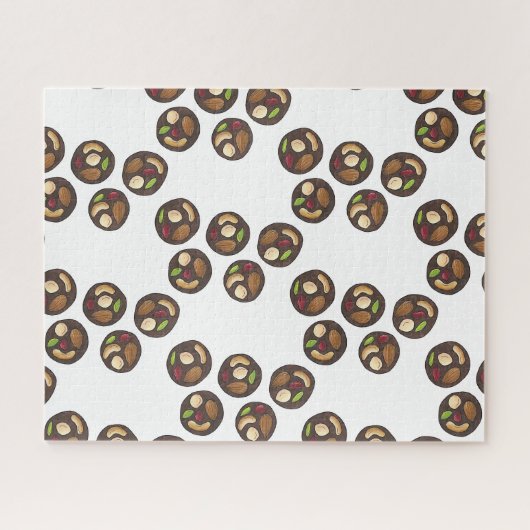 Mendiants Franse chocolade Chocolatier Chocoholic Legpuzzel (Horizontaal)