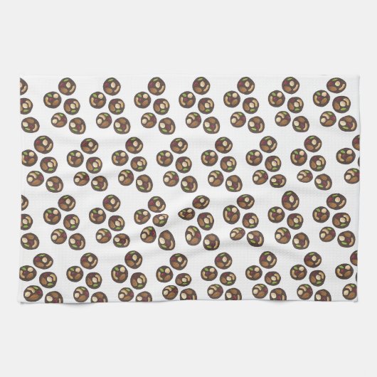 Mendiants Franse chocolade Chocolatier Chocoholic Theedoek (Horizontaal)