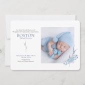 Mending Hearts Blue Baby aangekondigd Kaart (Voorkant)
