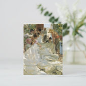 Mending the Sail - Joaquín Sorolla y Bastida Briefkaart (Staand voorkant)