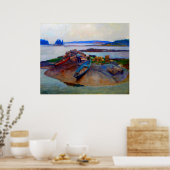 Mending Traps Martinsville Maine N.C. Wyeth 1934 Poster (Keuken)