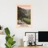 Mendip Hills AONB Reisposter Poster (Thuiskantoor)