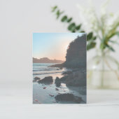 Mendocino Beach Sunset Briefkaart (Staand voorkant)