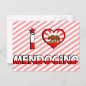 Mendocino, CA Briefkaart (Voorkant / Achterkant)