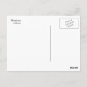 Mendocino California Briefkaart (Achterkant)