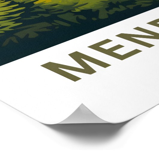 Mendocino California Reisprint Poster (Hoek)