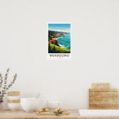 Mendocino California Reisprint Poster (Keuken)