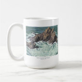 Mendocino Californië, beeldende kunst, plein aire Koffiemok (Links)