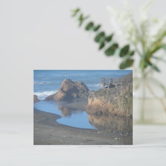 Mendocino Coast Beach Briefkaart (Staand voorkant)